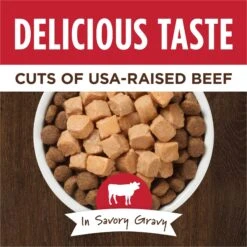 Instinct Healthy Cravings Grain-Free Cuts & Gravy Real Beef Recipe Wet Dog Food Topper 12 Instinct Healthy Cravings Grain-Free Cuts & Gravy Real Beef Recipe Wet Dog Food Topper -Blue Buffalo Shop 94210 PT2. AC SS1800 V1701882007