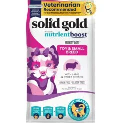 Solid Gold Nutrientboost Mighty Mini Small & Toy Breed Grain-Free Lamb, Sweet Potato & Carrot Dry Dog Food