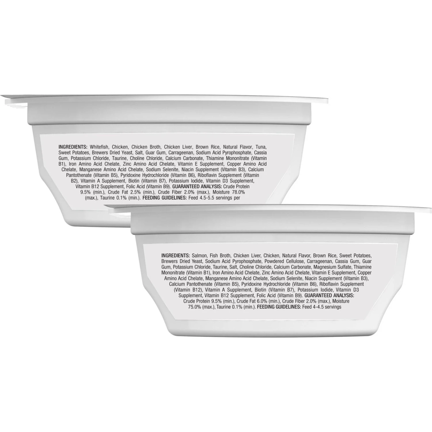 Blue Buffalo Tastefuls Spoonless Singles Whitefish, Tuna & Salmon Entree Variety Pack Adult Pate Wet Cat Food, 2.6-oz Twin Pack, Case Of 12 4 Blue Buffalo Tastefuls Spoonless Singles Whitefish, Tuna & Salmon Entree Variety Pack Adult Pate Wet Cat Food, 2.6-oz Twin Pack, Case Of 12 - Image 2