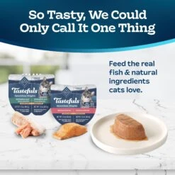 Blue Buffalo Tastefuls Spoonless Singles Whitefish, Tuna & Salmon Entree Variety Pack Adult Pate Wet Cat Food, 2.6-oz Twin Pack, Case Of 12 13 Blue Buffalo Tastefuls Spoonless Singles Whitefish, Tuna & Salmon Entree Variety Pack Adult Pate Wet Cat Food, 2.6-oz Twin Pack, Case Of 12 -Blue Buffalo Shop 954222 PT2. AC SS1800 V1695051534