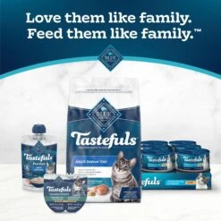 Blue Buffalo Tastefuls Spoonless Singles Whitefish, Tuna & Salmon Entree Variety Pack Adult Pate Wet Cat Food, 2.6-oz Twin Pack, Case Of 12 19 Blue Buffalo Tastefuls Spoonless Singles Whitefish, Tuna & Salmon Entree Variety Pack Adult Pate Wet Cat Food, 2.6-oz Twin Pack, Case Of 12 -Blue Buffalo Shop 954222 PT8. AC SS1800 V1695051957