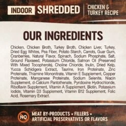 Wellness CORE Grain-Free Hearty Cuts In Gravy Indoor Shredded Chicken & Turkey Recipe Canned Cat Food -Blue Buffalo Shop 95706 PT5. AC SS1800 V1695841335