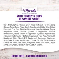 Wellness Healthy Indulgence Morsels With Turkey & Duck In Savory Sauce Grain-Free Wet Cat Food Pouches 16 Wellness Healthy Indulgence Morsels With Turkey & Duck In Savory Sauce Grain-Free Wet Cat Food Pouches -Blue Buffalo Shop 95729 PT6. AC SS1800 V1621987339