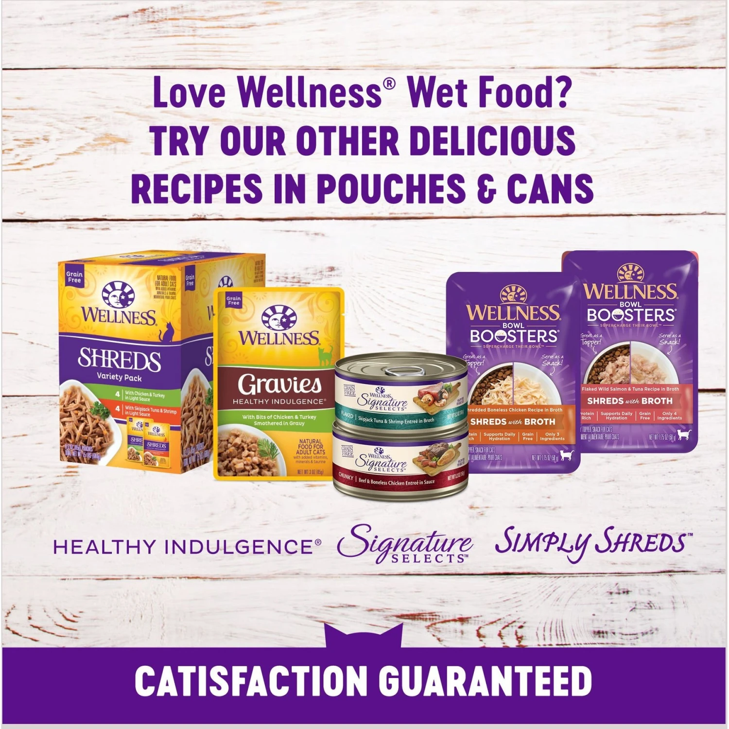 Wellness Healthy Indulgence Shreds With Skipjack Tuna & Shrimp In Light Sauce Grain-Free Wet Cat Food Pouches 7 Wellness Healthy Indulgence Shreds With Skipjack Tuna & Shrimp In Light Sauce Grain-Free Wet Cat Food Pouches - Image 5