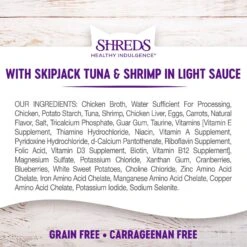 Wellness Healthy Indulgence Shreds With Skipjack Tuna & Shrimp In Light Sauce Grain-Free Wet Cat Food Pouches 16 Wellness Healthy Indulgence Shreds With Skipjack Tuna & Shrimp In Light Sauce Grain-Free Wet Cat Food Pouches -Blue Buffalo Shop 95733 PT5. AC SS1800 V1695923309