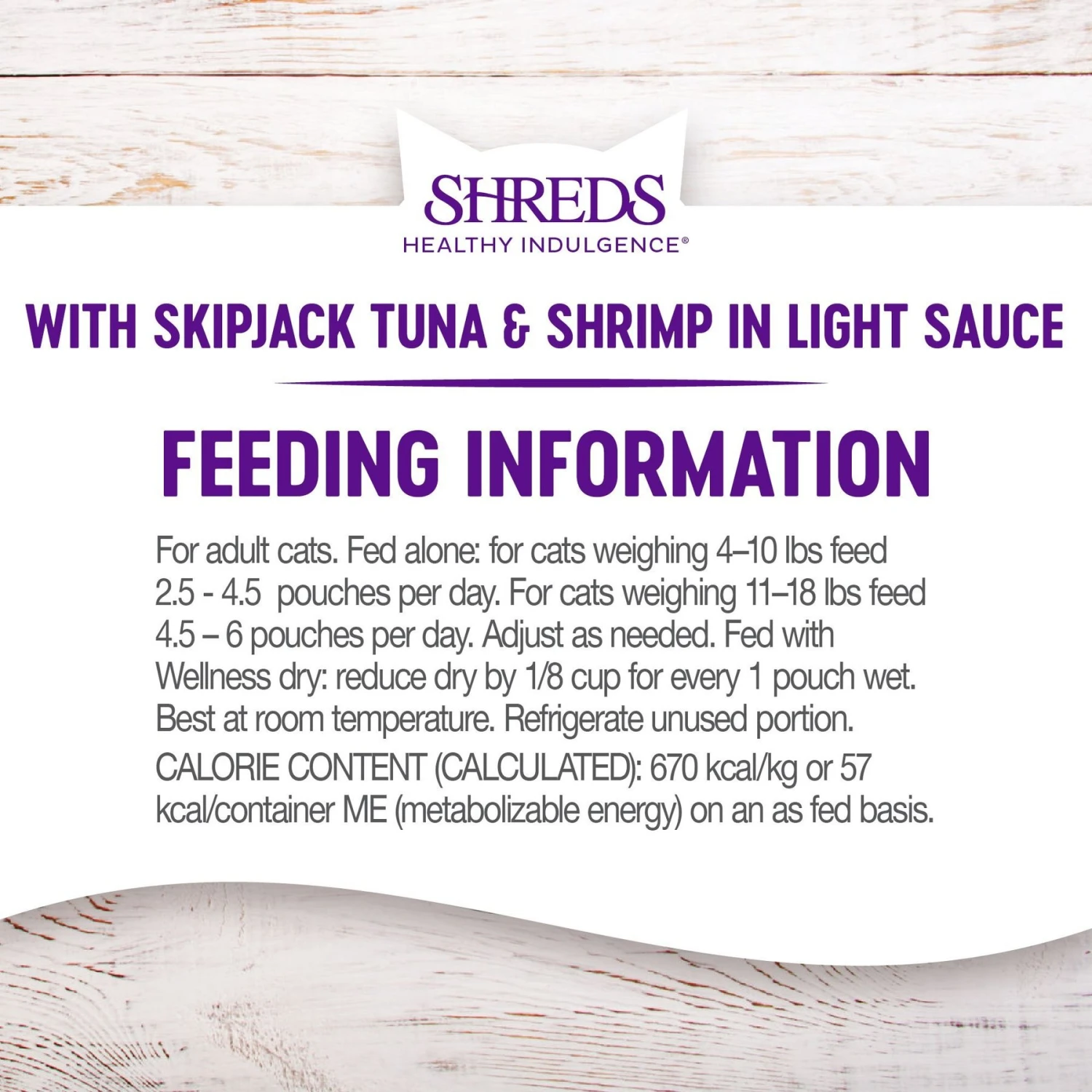 Wellness Healthy Indulgence Shreds With Skipjack Tuna & Shrimp In Light Sauce Grain-Free Wet Cat Food Pouches 10 Wellness Healthy Indulgence Shreds With Skipjack Tuna & Shrimp In Light Sauce Grain-Free Wet Cat Food Pouches - Image 8
