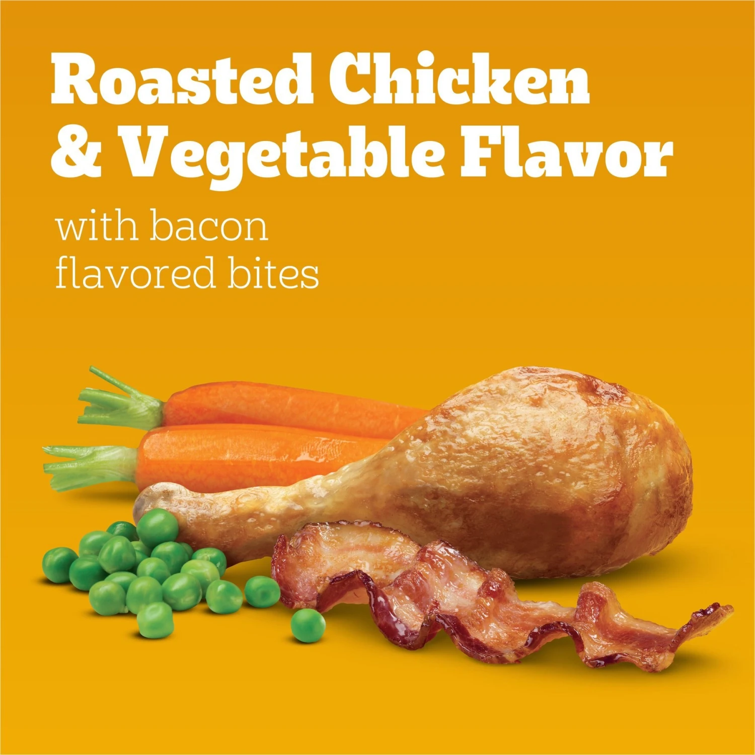 Pedigree Roasted Chicken & Vegetable Flavor With Bacon Flavored Bites Adult Dry Dog Food 7 Pedigree Roasted Chicken & Vegetable Flavor With Bacon Flavored Bites Adult Dry Dog Food - Image 5