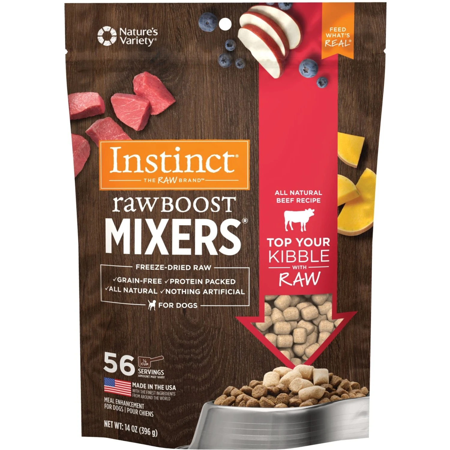 Instinct Raw Boost Mixers Beef Recipe Grain-Free Freeze-Dried Dog Food Topper & Instinct Raw Boost Mixers Chicken Recipe Grain-Free Freeze-Dried Dog Food Topper 4 Instinct Raw Boost Mixers Beef Recipe Grain-Free Freeze-Dried Dog Food Topper & Instinct Raw Boost Mixers Chicken Recipe Grain-Free Freeze-Dried Dog Food Topper - Image 2