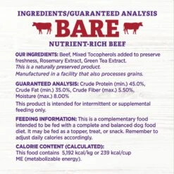 Wellness CORE Bowl Boosters Bare Turkey Freeze-Dried Dog Food Mixer Or Topper & Wellness CORE Bowl Boosters Bare Beef Freeze-Dried Dog Food Mixer Or Topper -Blue Buffalo Shop 971694 PT4. AC SS1800 V1703194264
