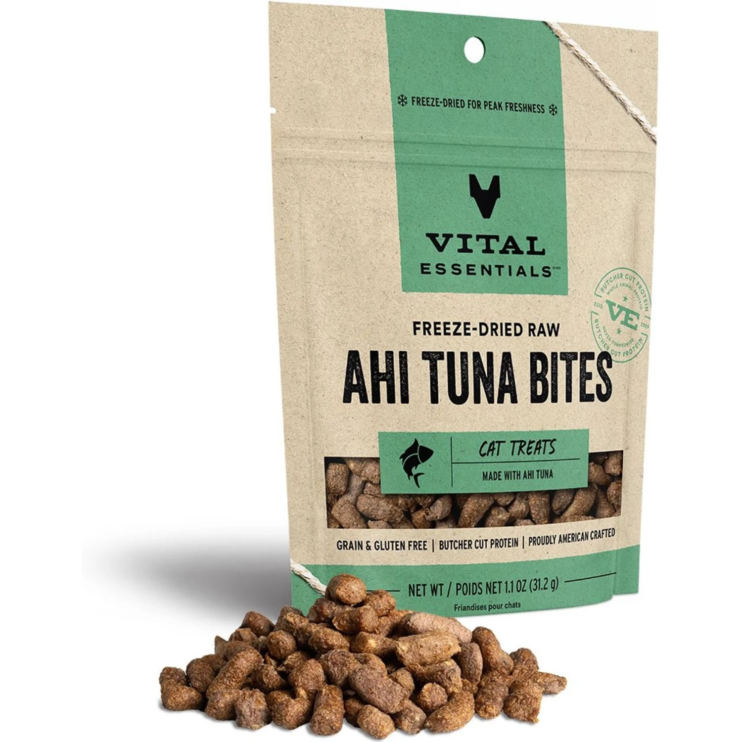 Vital Essentials Minnows Freeze-Dried Raw Cat Treats + 2 Items 4 Vital Essentials Minnows Freeze-Dried Raw Cat Treats + 2 Items - Image 2