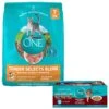 Purina ONE Tender Selects Blend With Real Chicken Dry Cat Food & Purina ONE True Instinct Turkey, Chicken & Tuna Variety Pack Canned Cat Food -Blue Buffalo Shop 986462 MAIN. AC SS1800 V1698672260