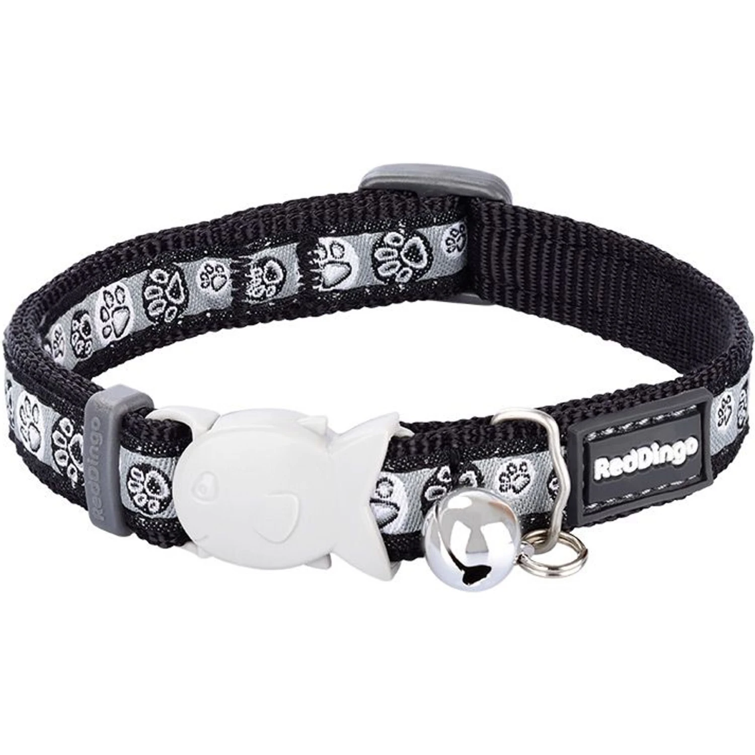 Red Dingo Paw Impressions Cat Collar 3 Red Dingo Paw Impressions Cat Collar