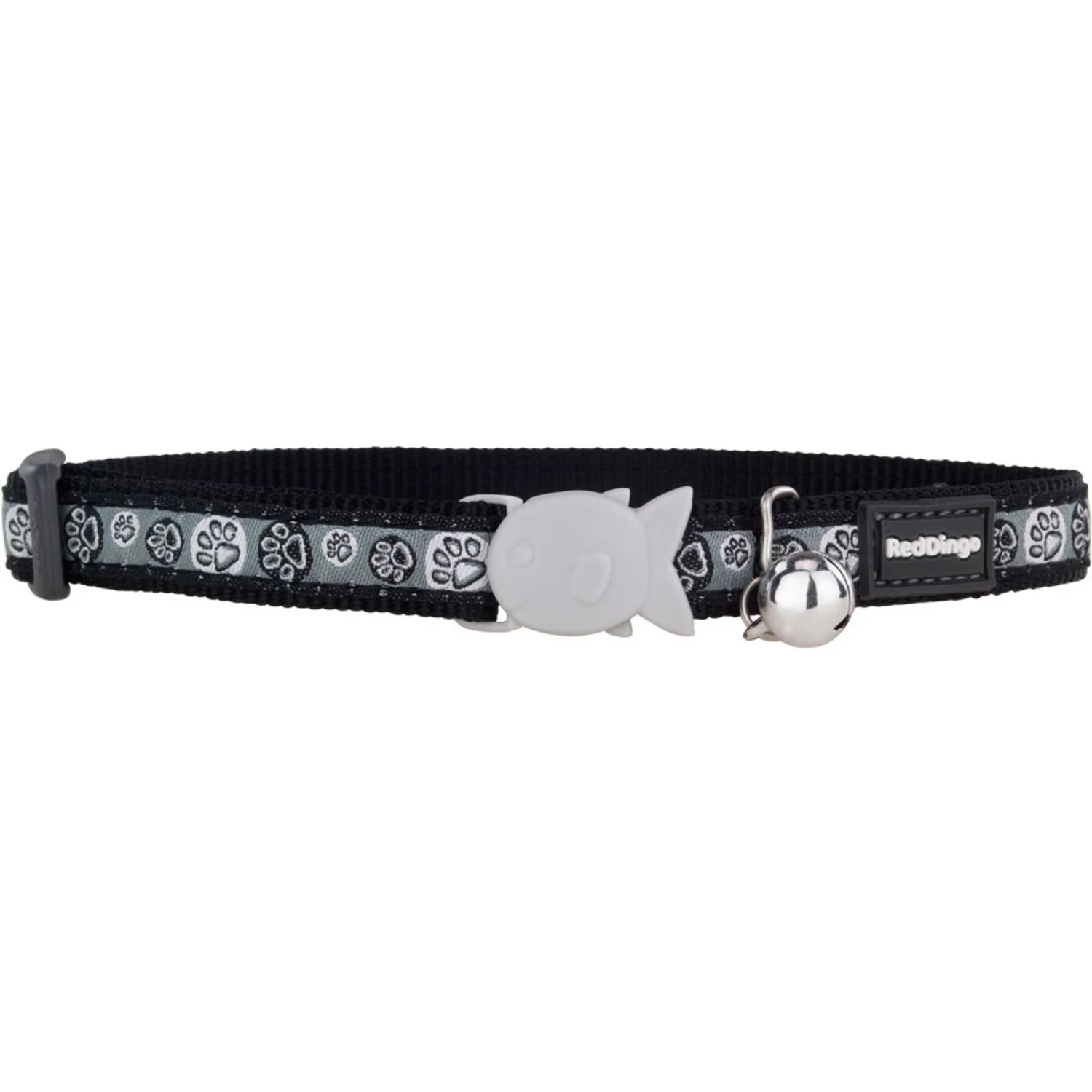 Red Dingo Paw Impressions Cat Collar 4 Red Dingo Paw Impressions Cat Collar - Image 2