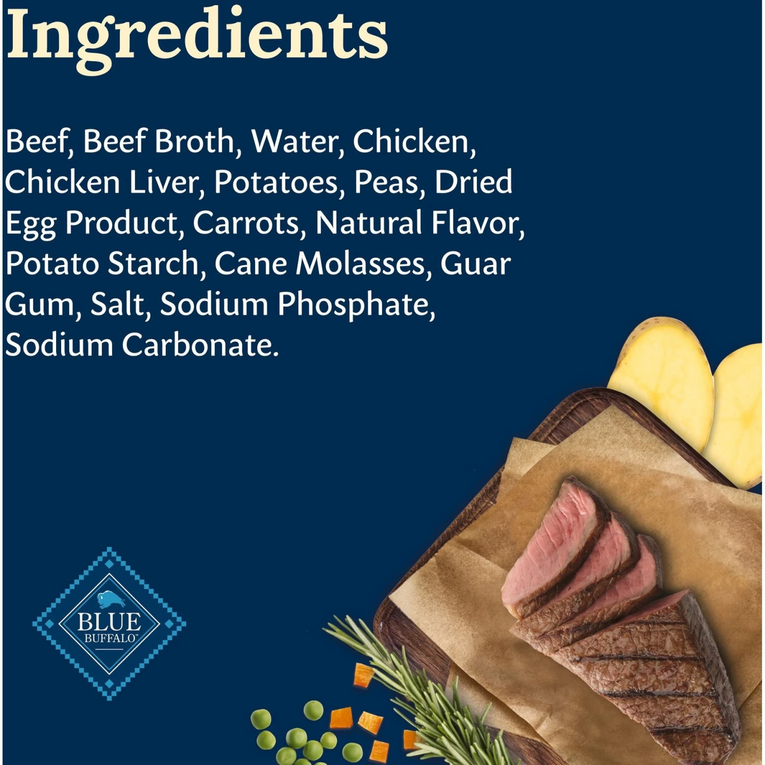 Blue Buffalo Delectables Beef Dinner Natural Wet Dog Food, 3-oz Pouch, Case Of 24 7 Blue Buffalo Delectables Beef Dinner Natural Wet Dog Food, 3-oz Pouch, Case Of 24 - Image 5