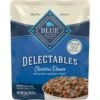 Blue Buffalo Delectables Chicken Dinner Natural Wet Dog Food 3-oz Pouch, Case Of 24