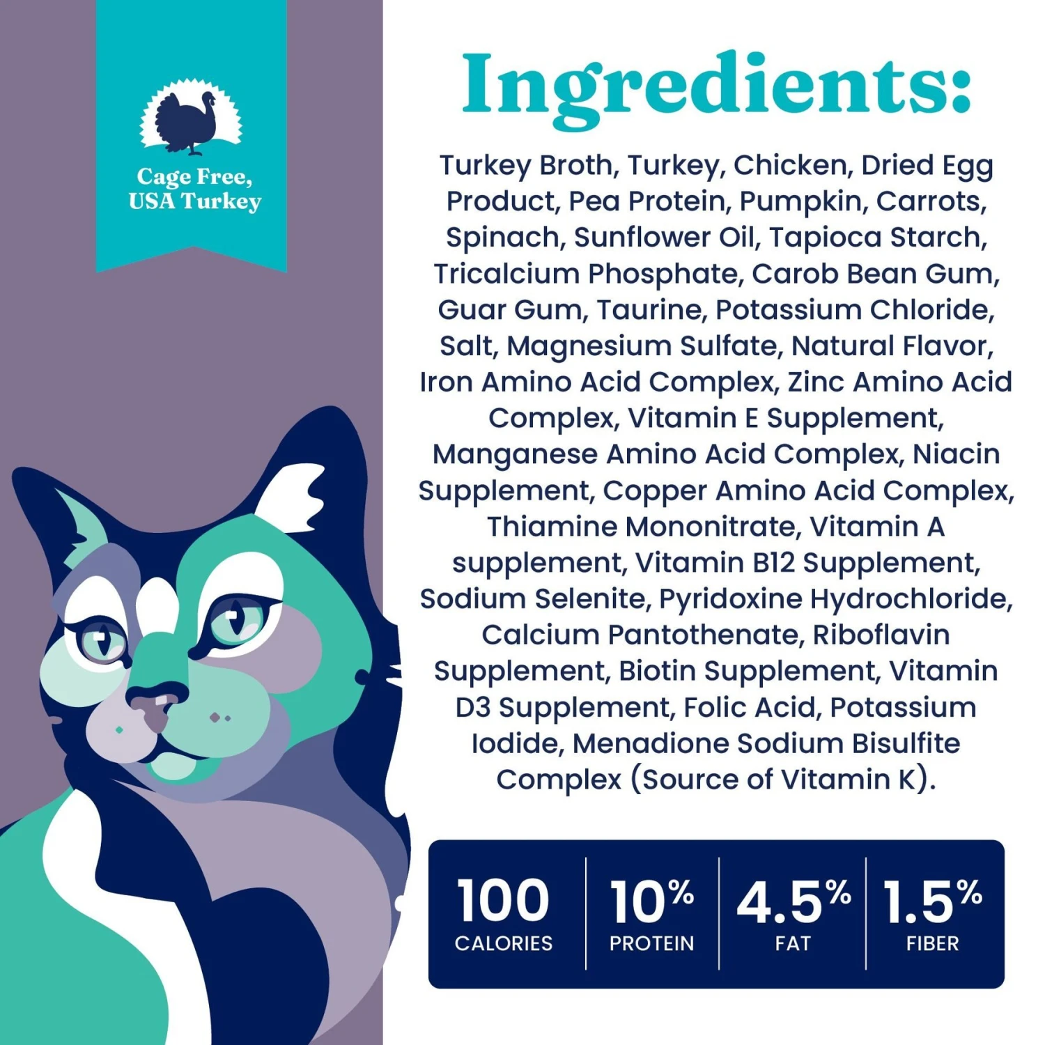 Solid Gold Wholesome Selects With Real Turkey & Pumpkin Recipe In Gravy Grain-Free Canned Cat Food 6 Solid Gold Wholesome Selects With Real Turkey & Pumpkin Recipe In Gravy Grain-Free Canned Cat Food - Image 4