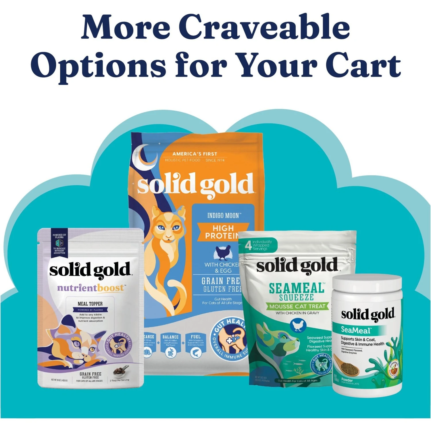Solid Gold Wholesome Selects With Real Turkey & Pumpkin Recipe In Gravy Grain-Free Canned Cat Food 8 Solid Gold Wholesome Selects With Real Turkey & Pumpkin Recipe In Gravy Grain-Free Canned Cat Food - Image 6