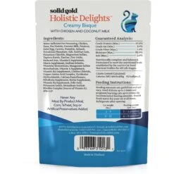 Solid Gold Holistic Delights Creamy Bisque With Chicken & Coconut Milk Grain-Free Cat Food Pouches 9 Solid Gold Holistic Delights Creamy Bisque With Chicken & Coconut Milk Grain-Free Cat Food Pouches -Blue Buffalo Shop 99368 PT1. AC SS1800 V1543524423