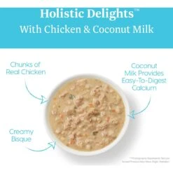 Solid Gold Holistic Delights Creamy Bisque With Chicken & Coconut Milk Grain-Free Cat Food Pouches 10 Solid Gold Holistic Delights Creamy Bisque With Chicken & Coconut Milk Grain-Free Cat Food Pouches -Blue Buffalo Shop 99368 PT2. AC SS1800 V1543524453