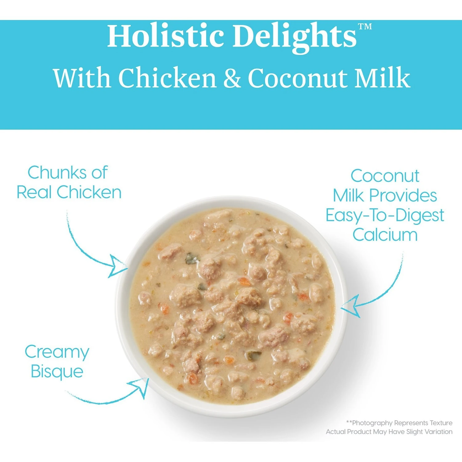 Solid Gold Holistic Delights Creamy Bisque With Chicken & Coconut Milk Grain-Free Cat Food Pouches 5 Solid Gold Holistic Delights Creamy Bisque With Chicken & Coconut Milk Grain-Free Cat Food Pouches - Image 3