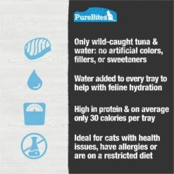 PureBites Mixers 100% Wild Tuna In Water Grain-Free Cat Food Trays -Blue Buffalo Shop 99702 PT5. AC SS1800 V1662689664